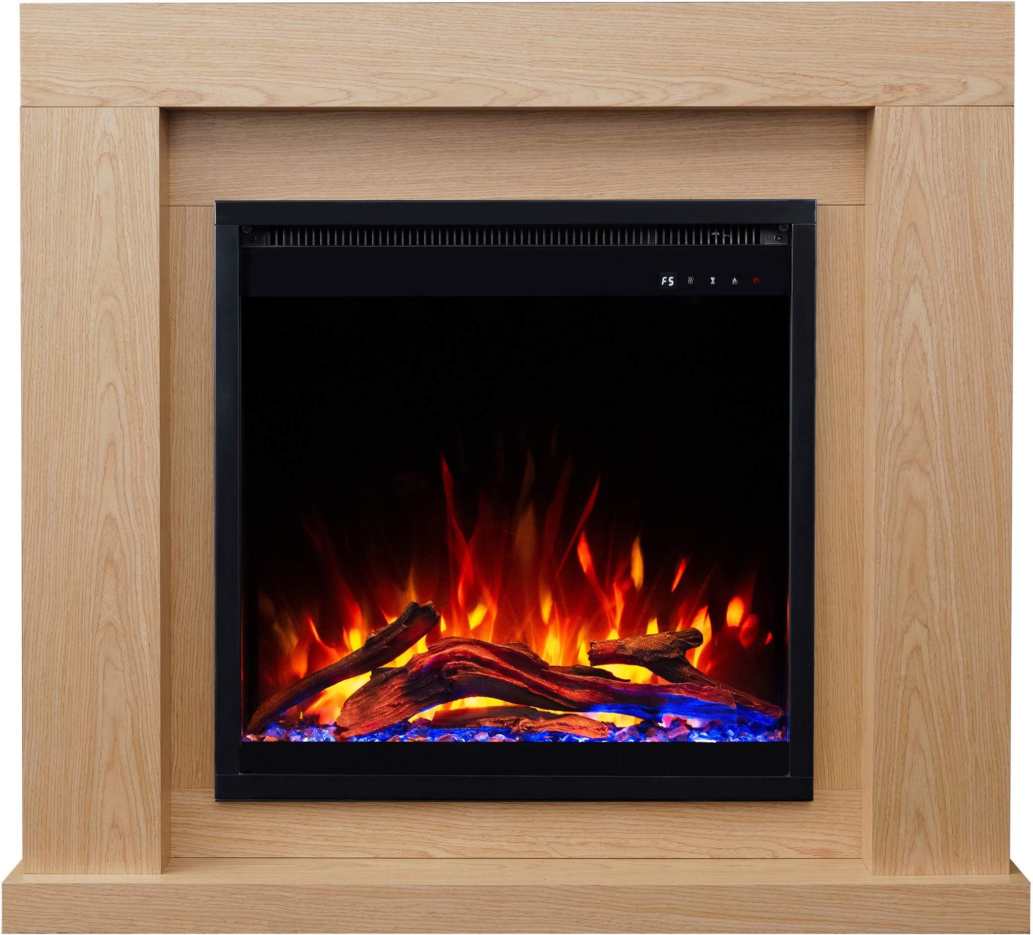 Aflamo Jolo Oak Bioethanol Standkamin Eiche