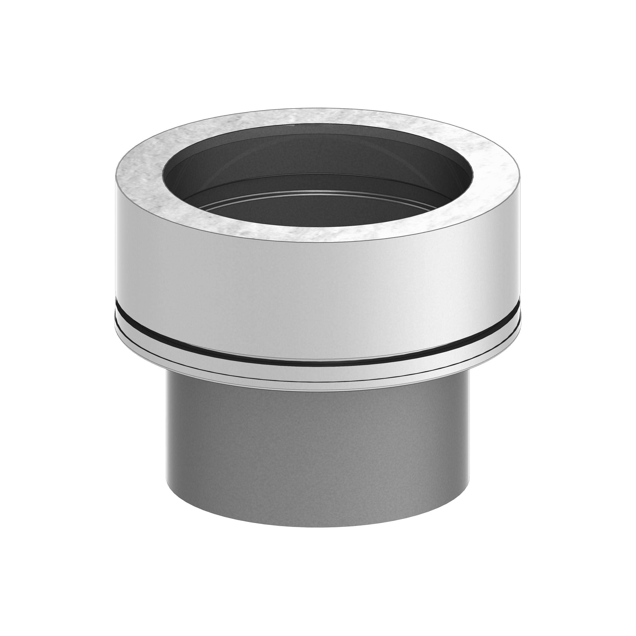 H&M New Line Deckenblende 0-30° Schornstein Ø120mm