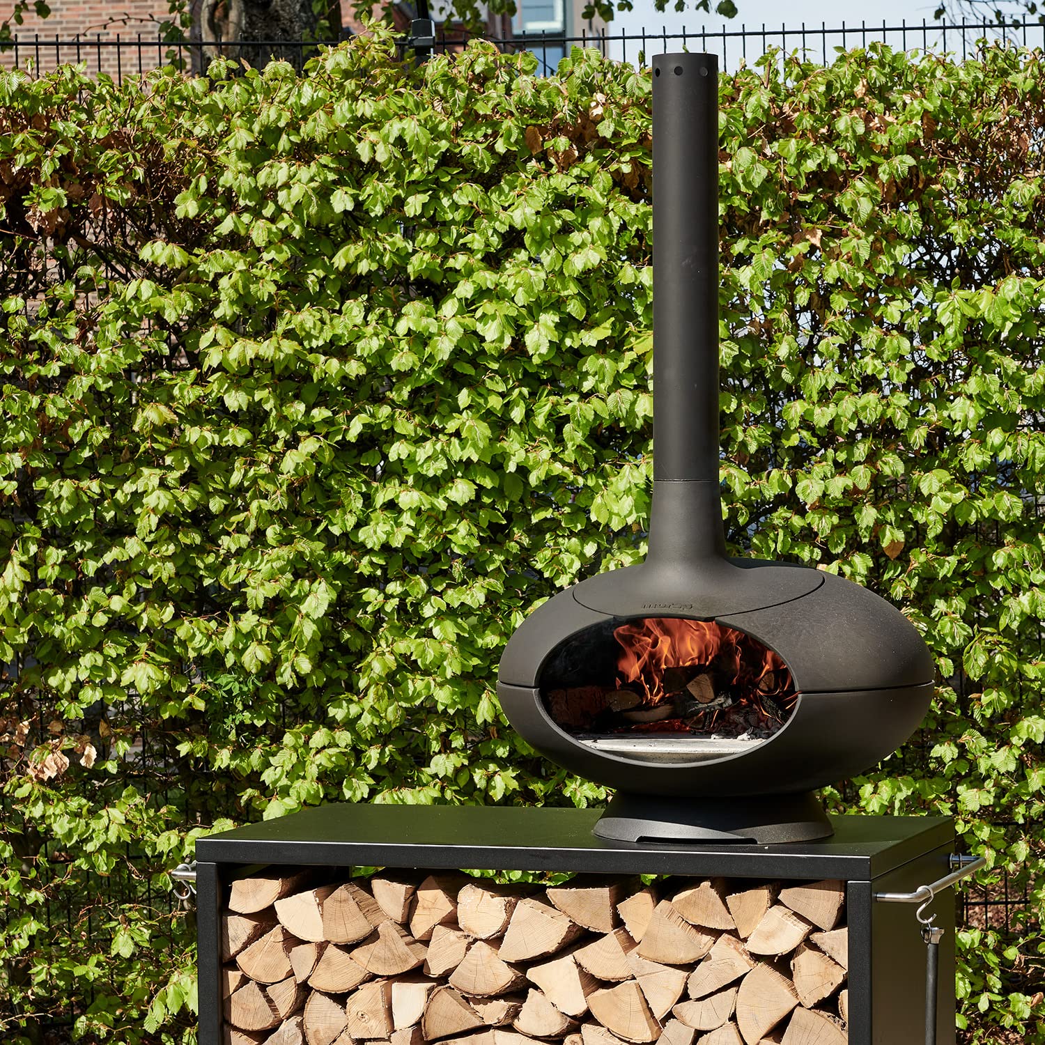 Morsø Forno Schornsteinrohr Edelstahl Schwarz 75 cm