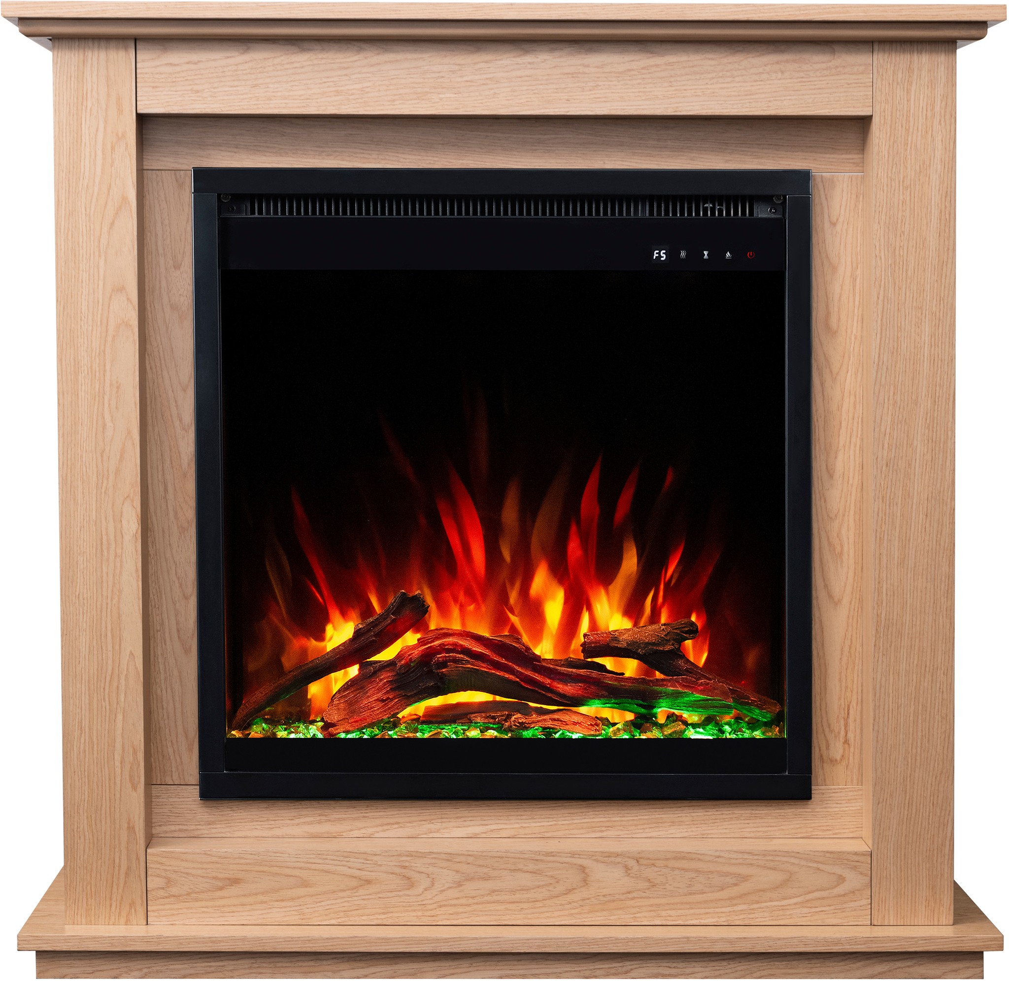 Aflamo Sund Oak Standkamin Bioethanol Eiche