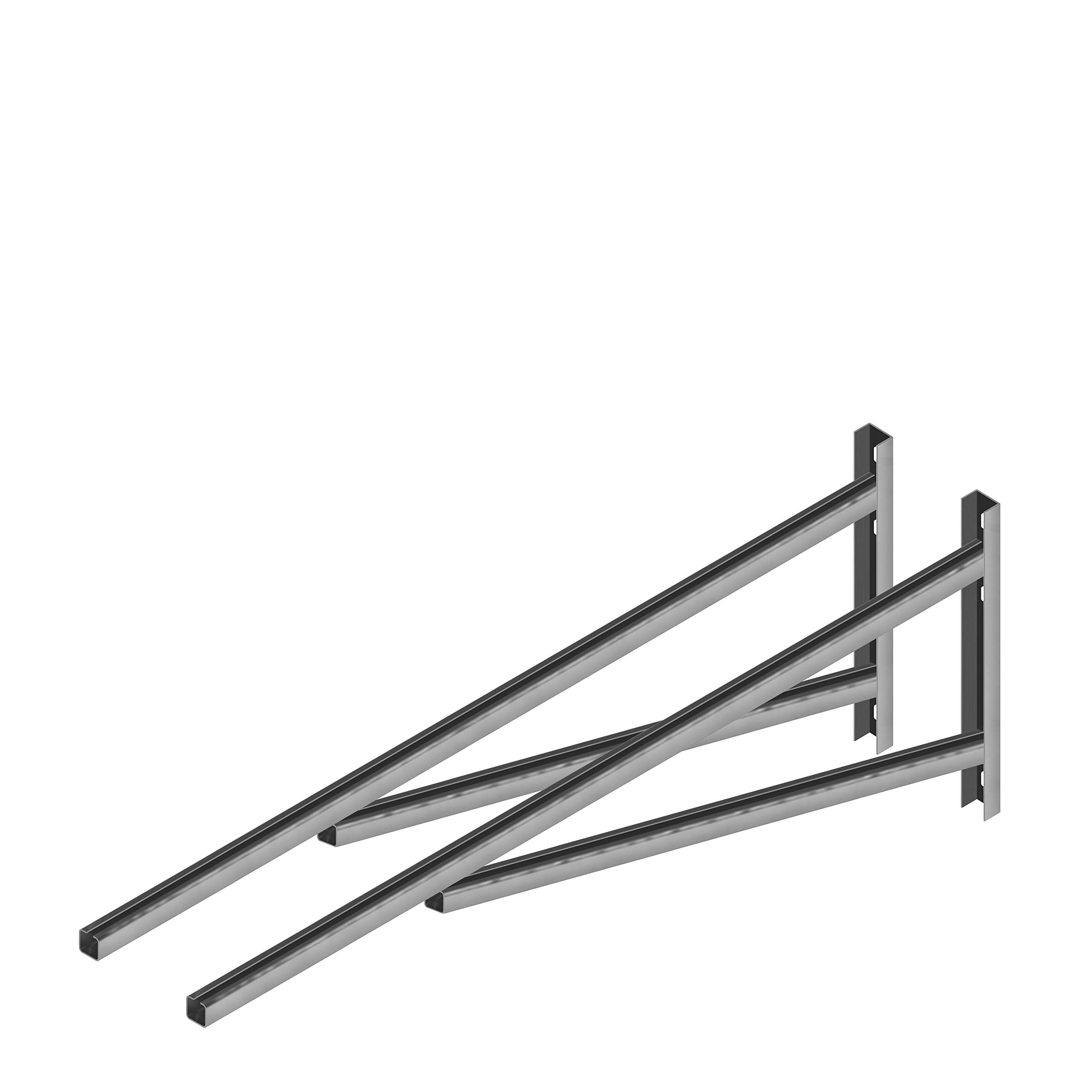 H&M New Line Wandkonsole 500mm Schornsteinhalter Edelstahl