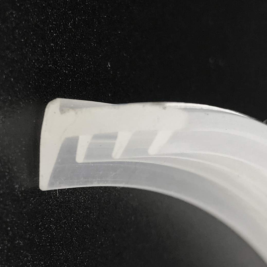H&M Germany Schmutzlippe Silikon für Glas-Bodenplatte 4,5m