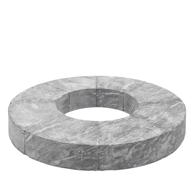 H&M Speckstein-Speicherring 8-teilig 5 cm Naturstein