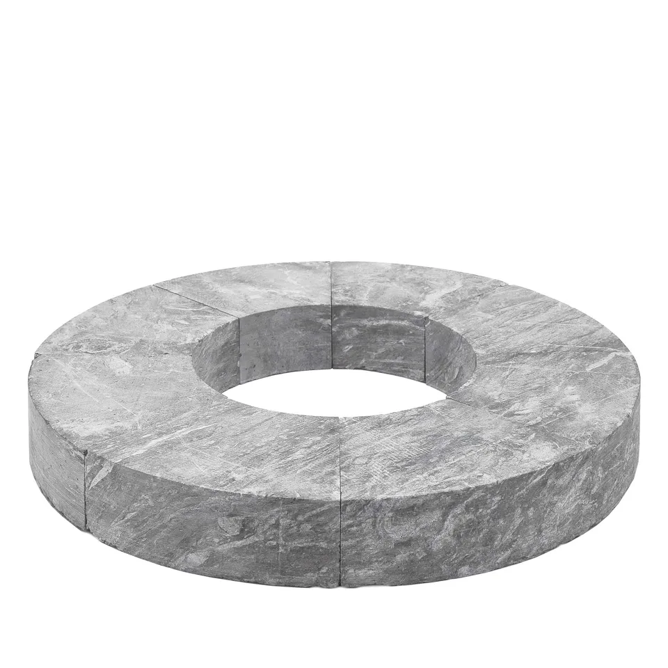 H&M Speckstein-Speicherring 8-teilig 5 cm Naturstein