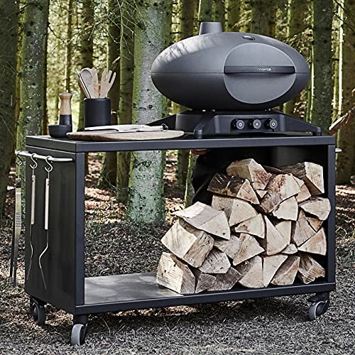 Morsø Garden Grilltisch Stahl schwarz 80x120x60 cm