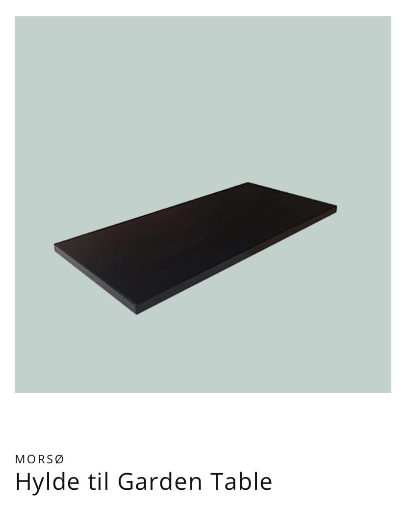 Morsø Garden Grilltisch Stahl schwarz 80x120x60 cm
