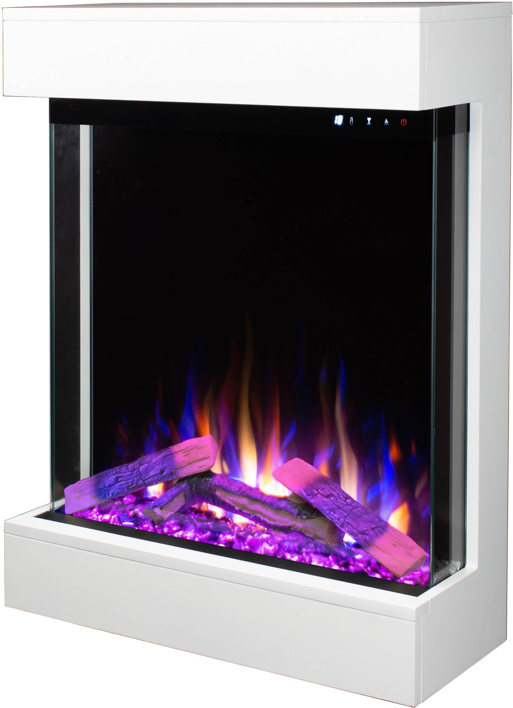 Aflamo Dame Weiss Bioethanol Wandkamin weiß