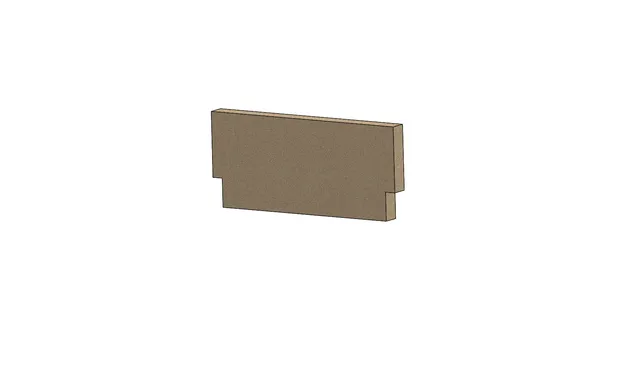 ACR Woodpecker WP4 WP4LS Schamottstein hinten Vermiculit