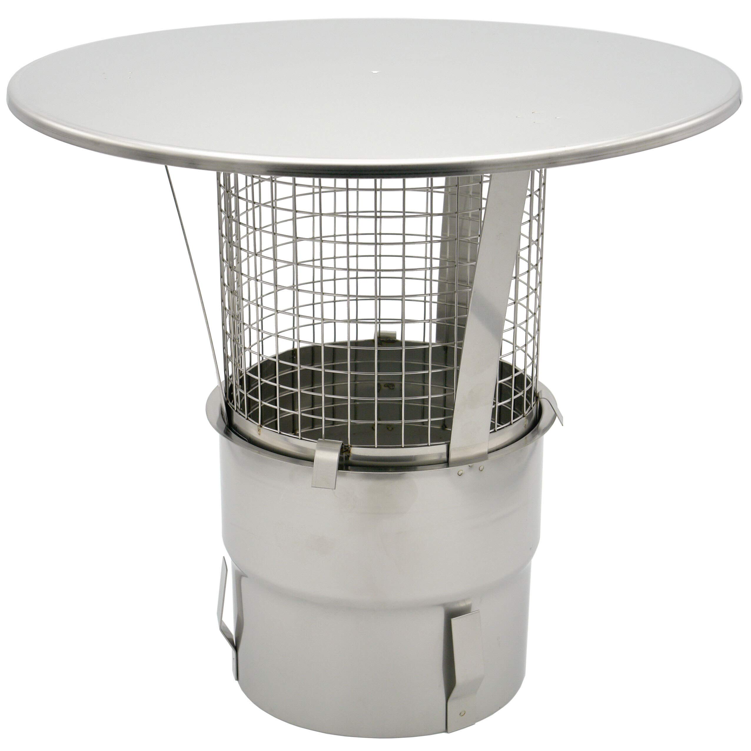H&M Regenhaube 180mm Kaminhut Edelstahl