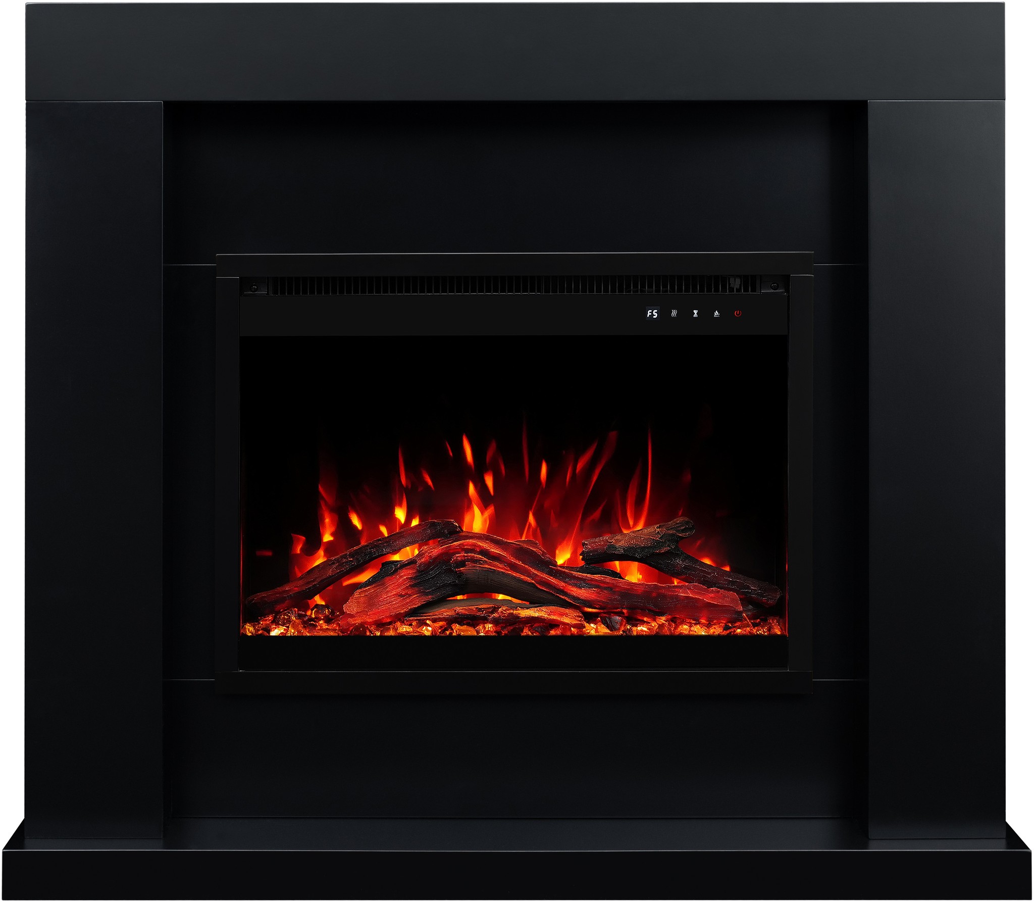 Aflamo Jolo Black Bioethanol Standkamin schwarz