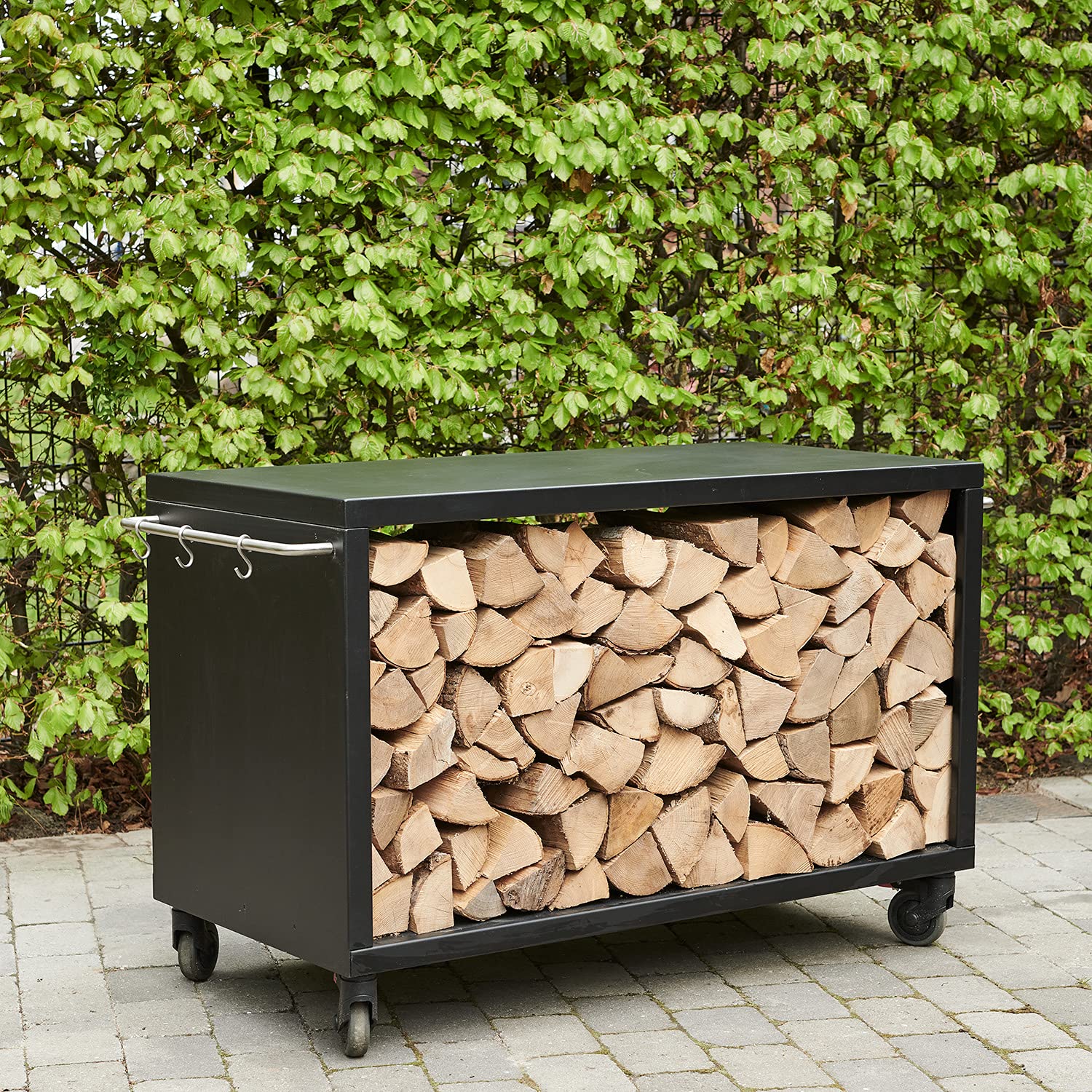 Morsø Garden Grilltisch Stahl schwarz 80x120x60 cm