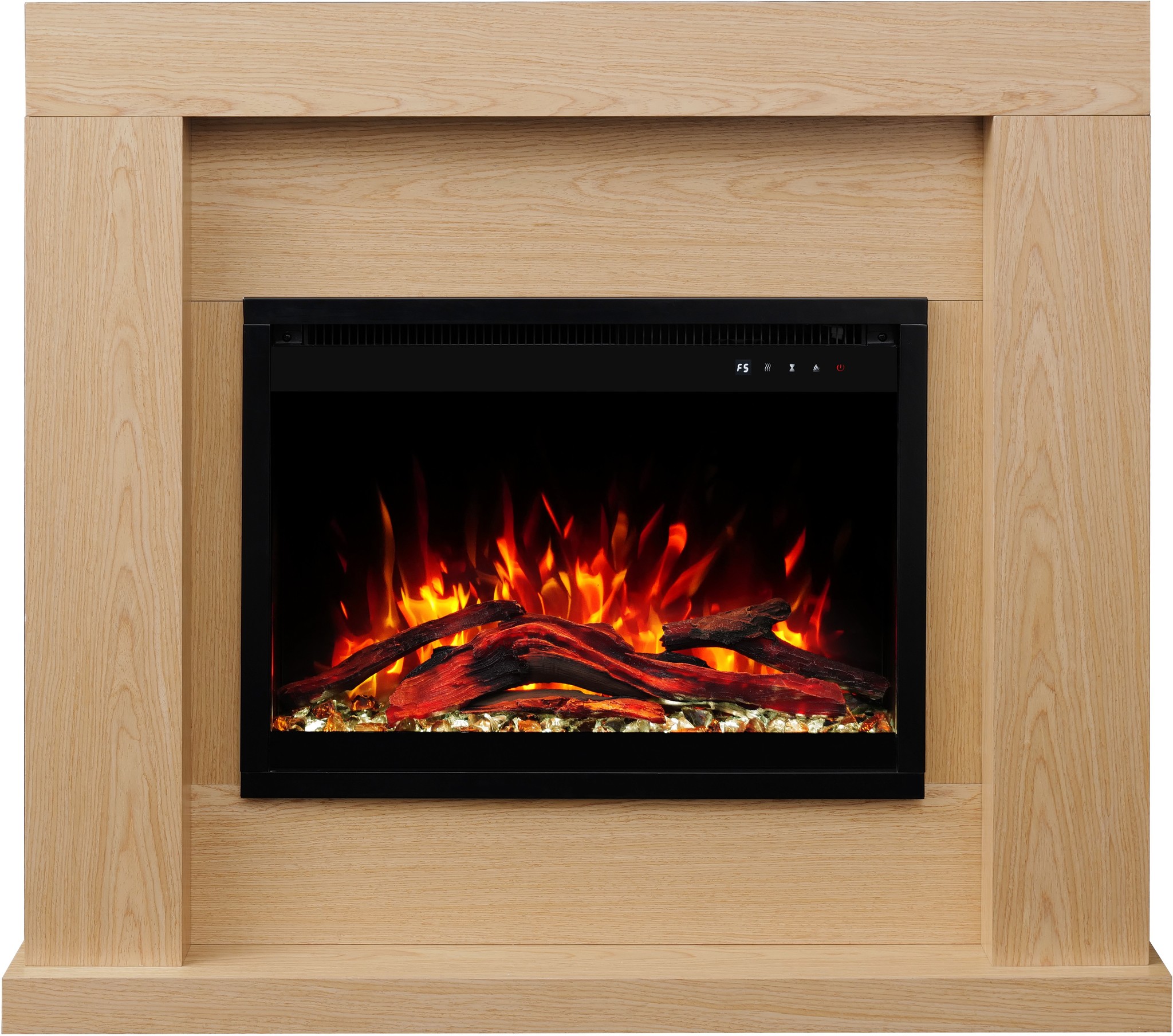 Aflamo Jolo Oak Bioethanol Standkamin Eiche