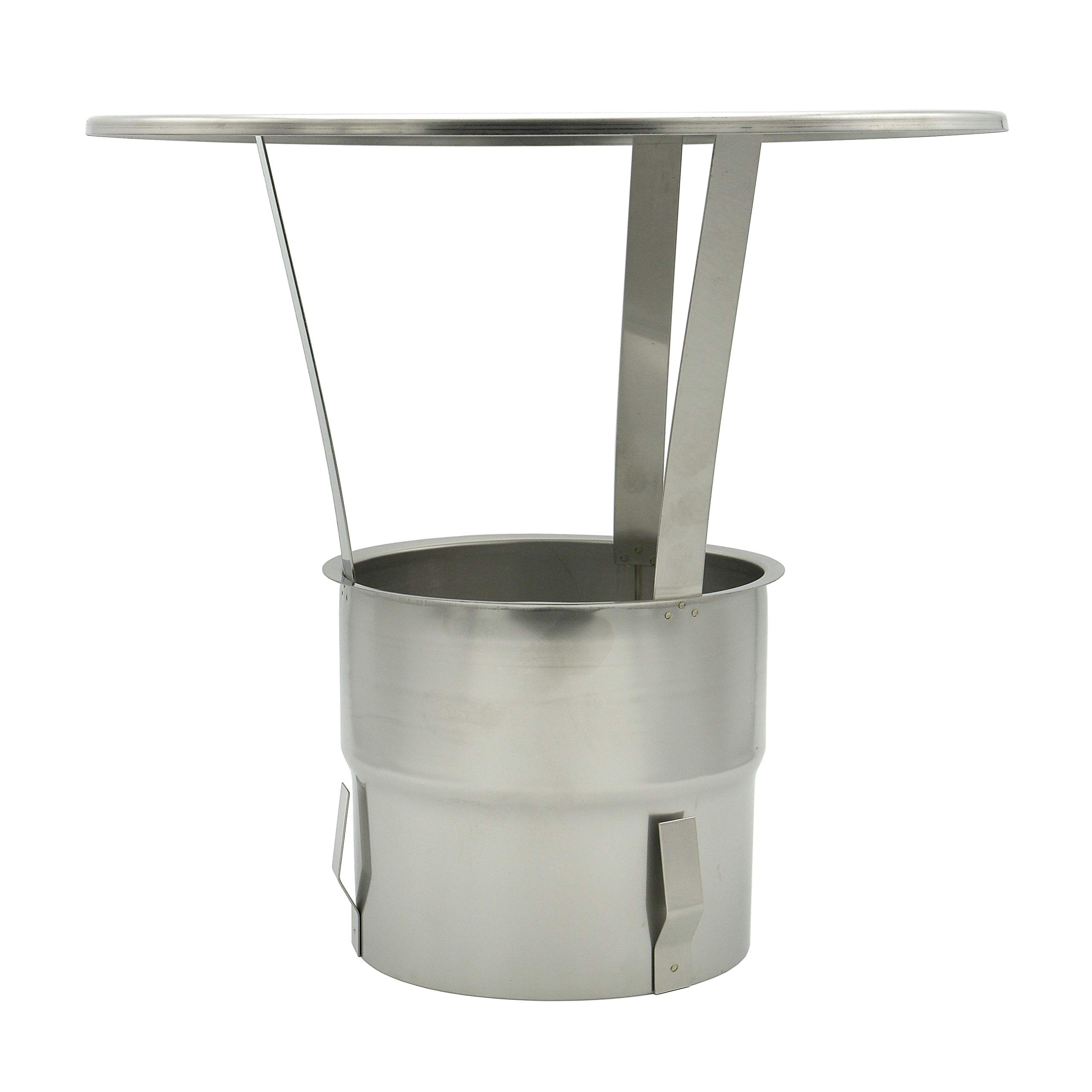 H&M Regenhaube 180mm Kaminhut Edelstahl
