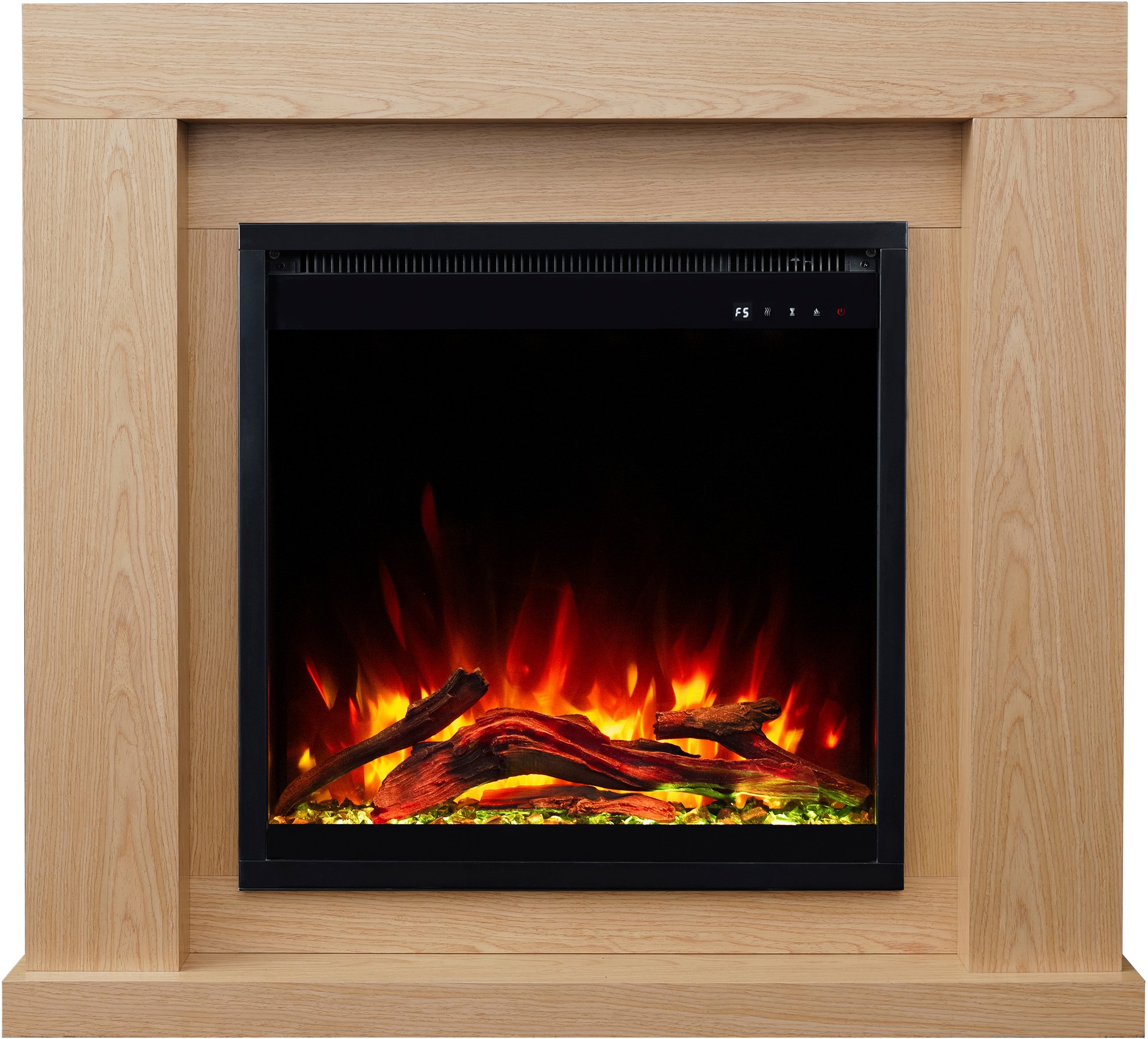 Aflamo Jolo Oak Bioethanol Standkamin Eiche