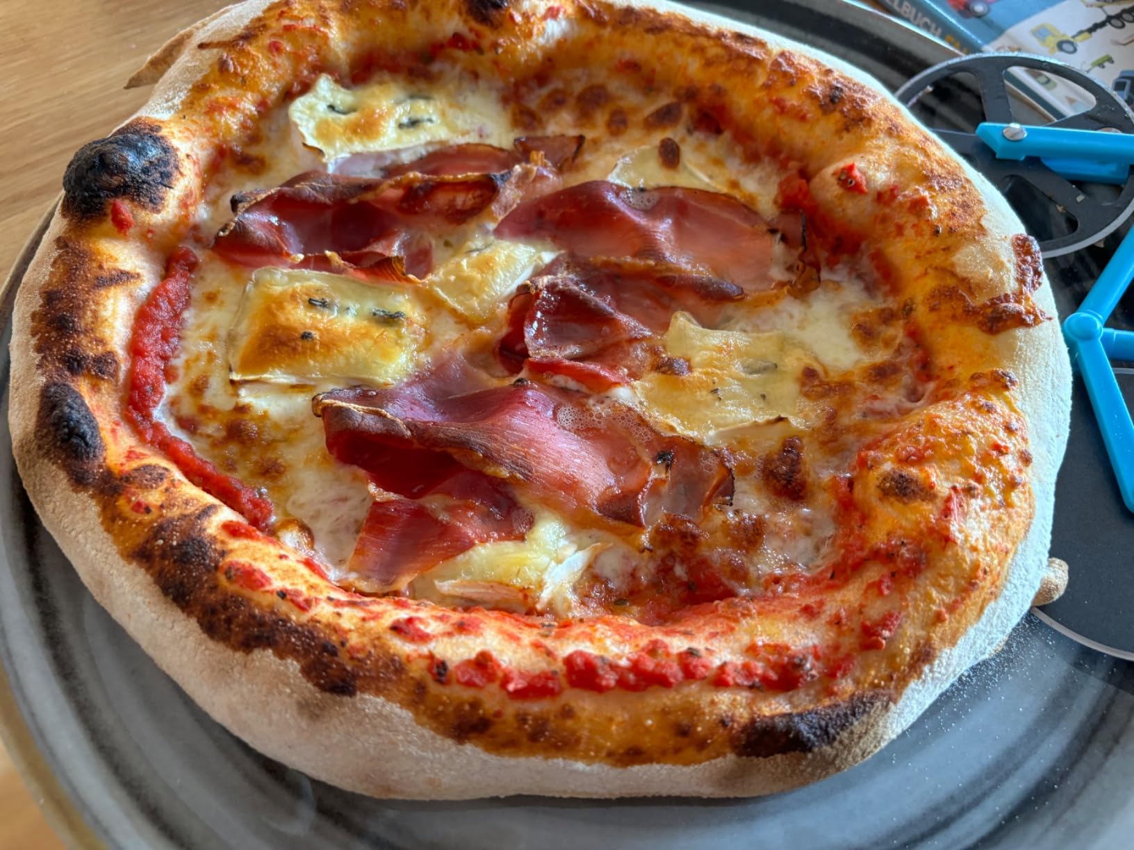 Morsø Forno Spin Pizzaofen Gas Anthrazit drehend
