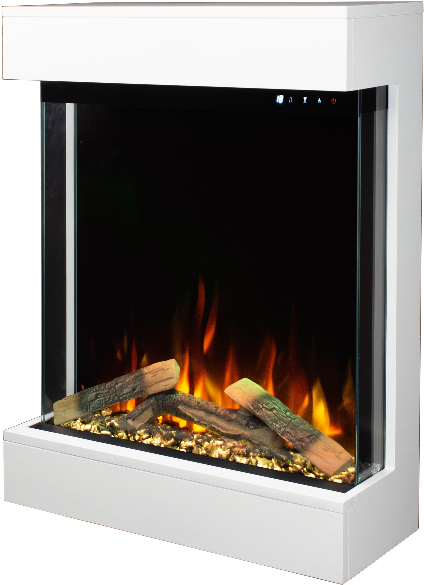 Aflamo Dame Weiss Bioethanol Wandkamin weiß
