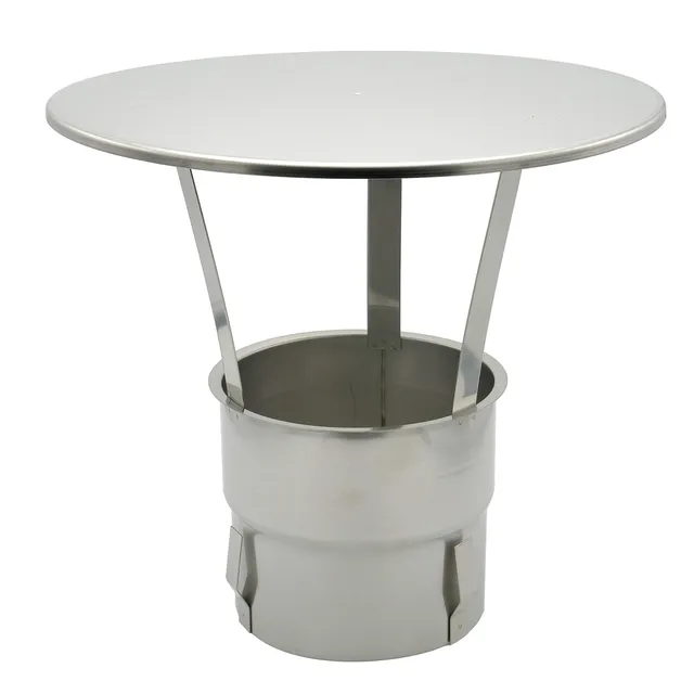 H&M Regenhaube 180mm Kaminhut Edelstahl