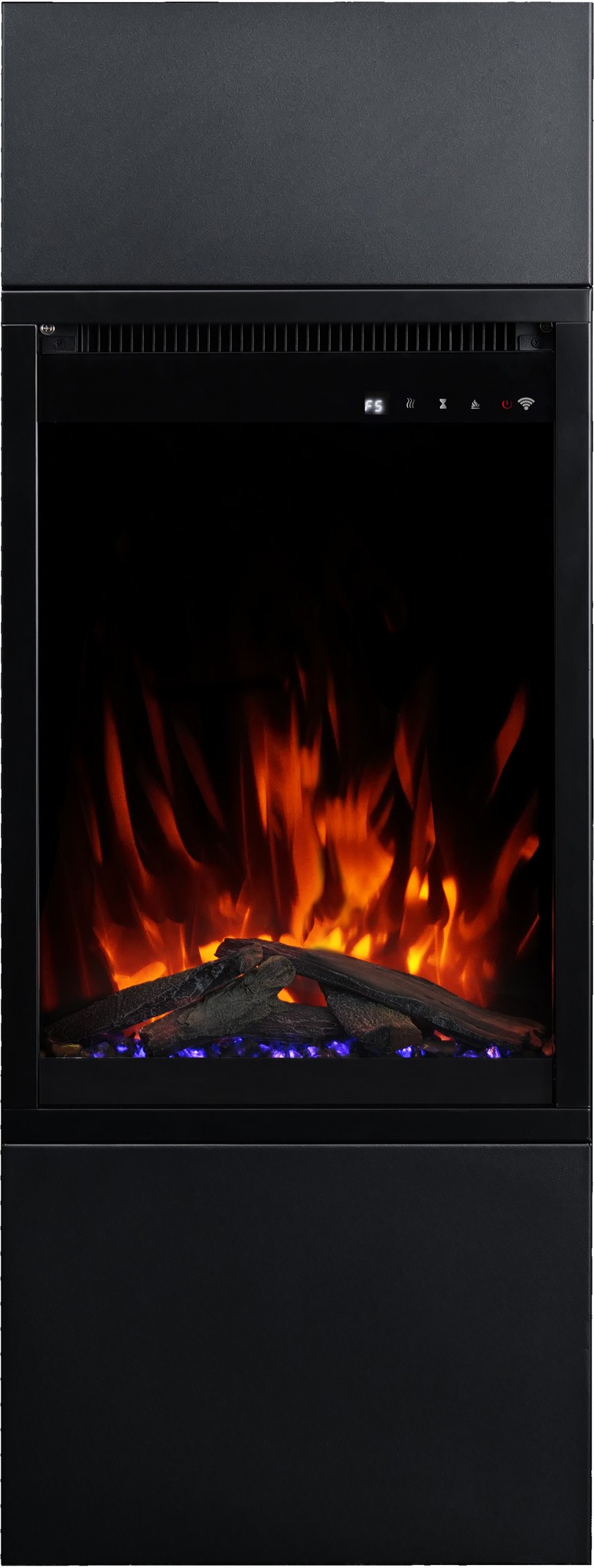 Aflamo Milos Black freistehender Ofen Bioethanol
