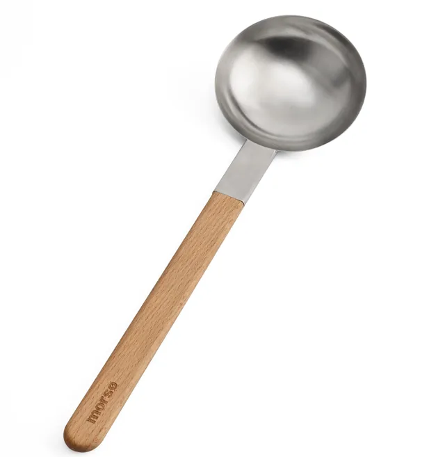 Morsø Vulcano Spoon Wok Löffel 40 cm Edelstahl Eiche