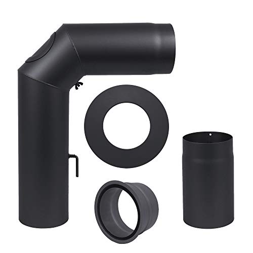 H&M Germany Rohr-Set Standard 150mm 70x45cm schwarz metallic