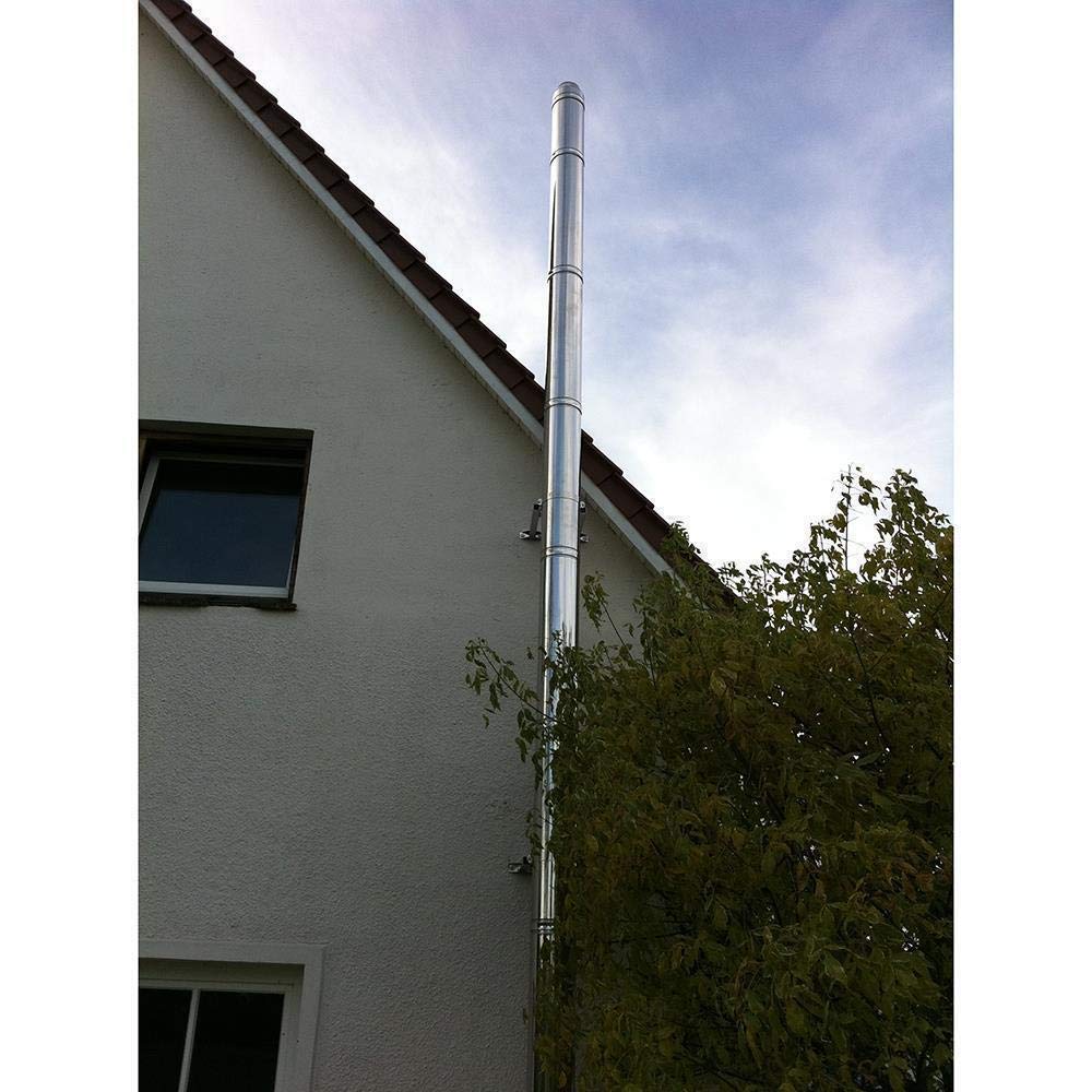 H&M Schornstein-Paket 9,7m 180mm Edelstahl