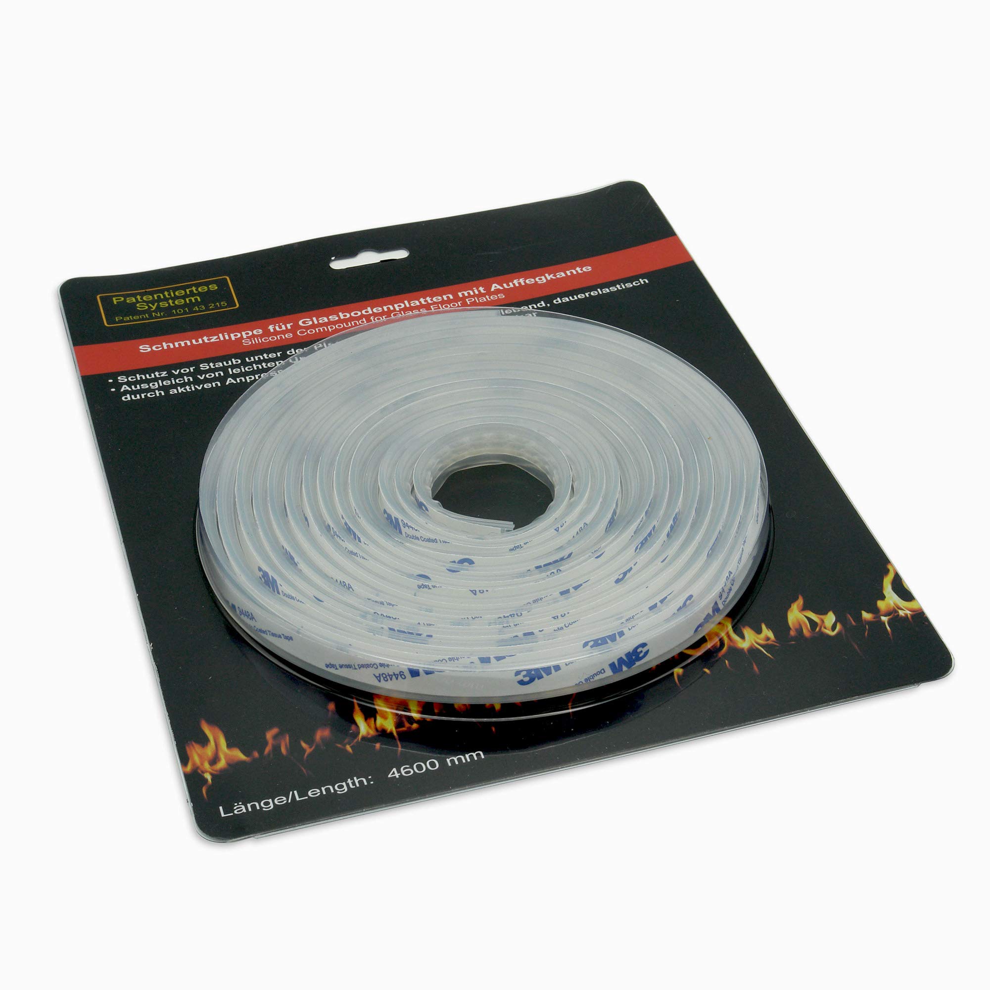 H&M Germany Fünfeck Funkenschutzplatte Glas 125x125cm 6mm