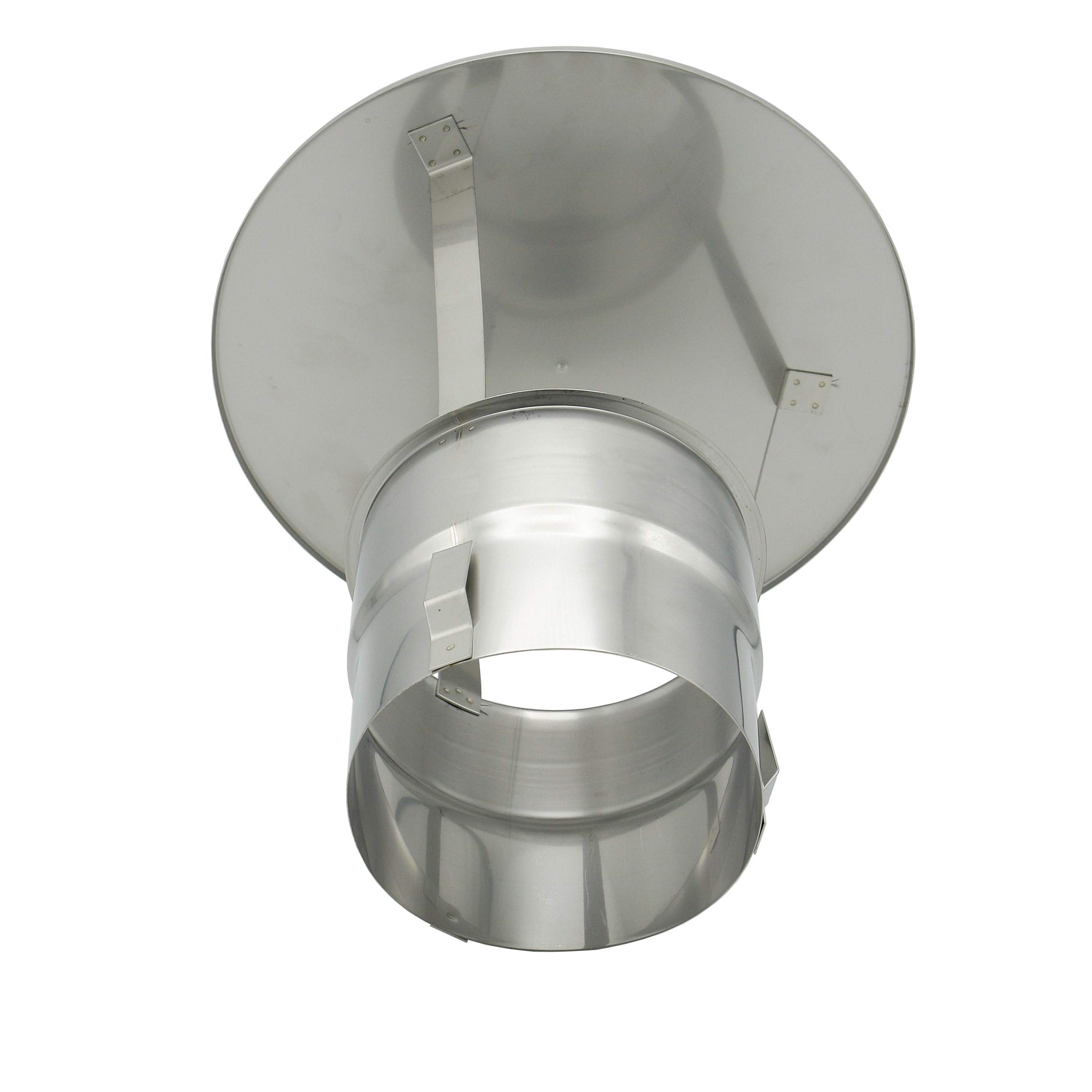 H&M Regenhaube 180mm Kaminhut Edelstahl