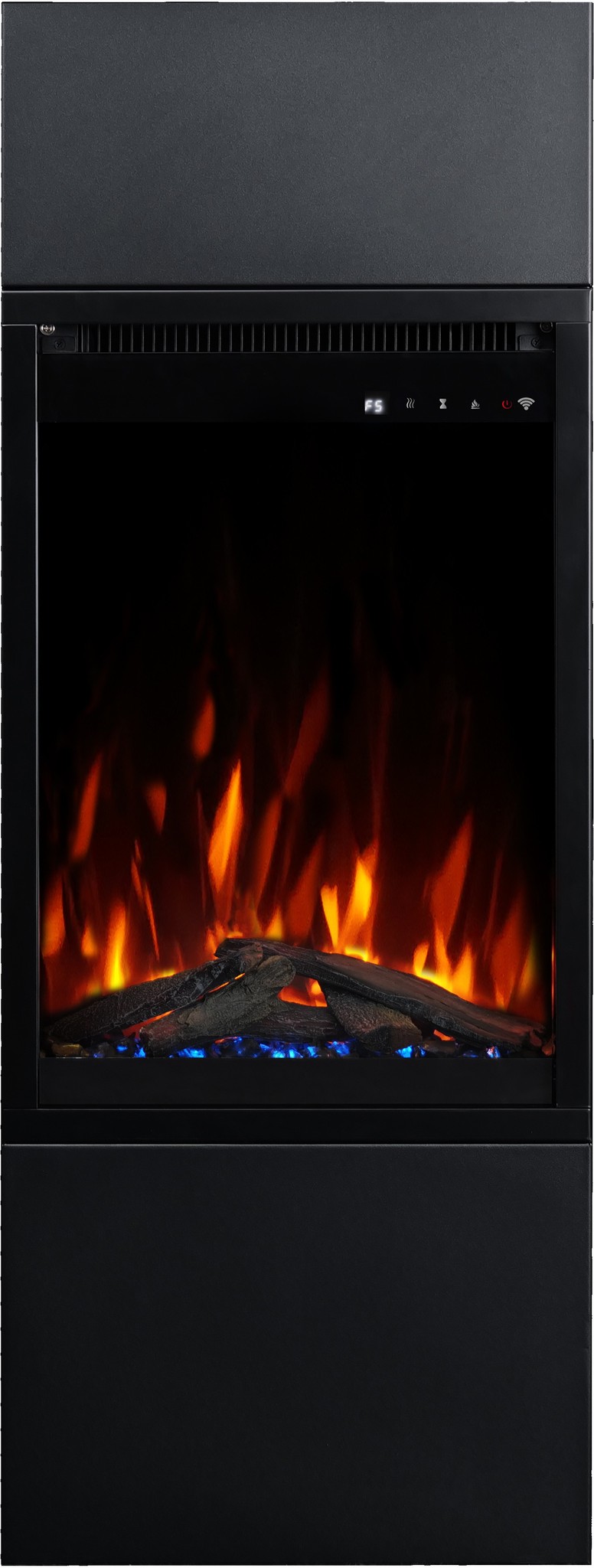 Aflamo Milos Black freistehender Ofen Bioethanol