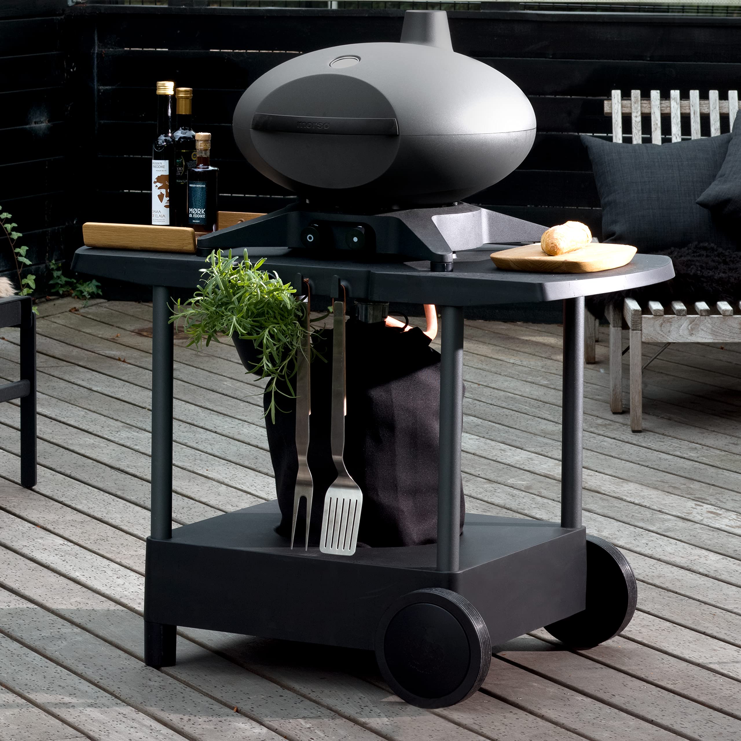 Morsø Tavolo Grillwagen Kunststoff Schwarz 109x57 cm