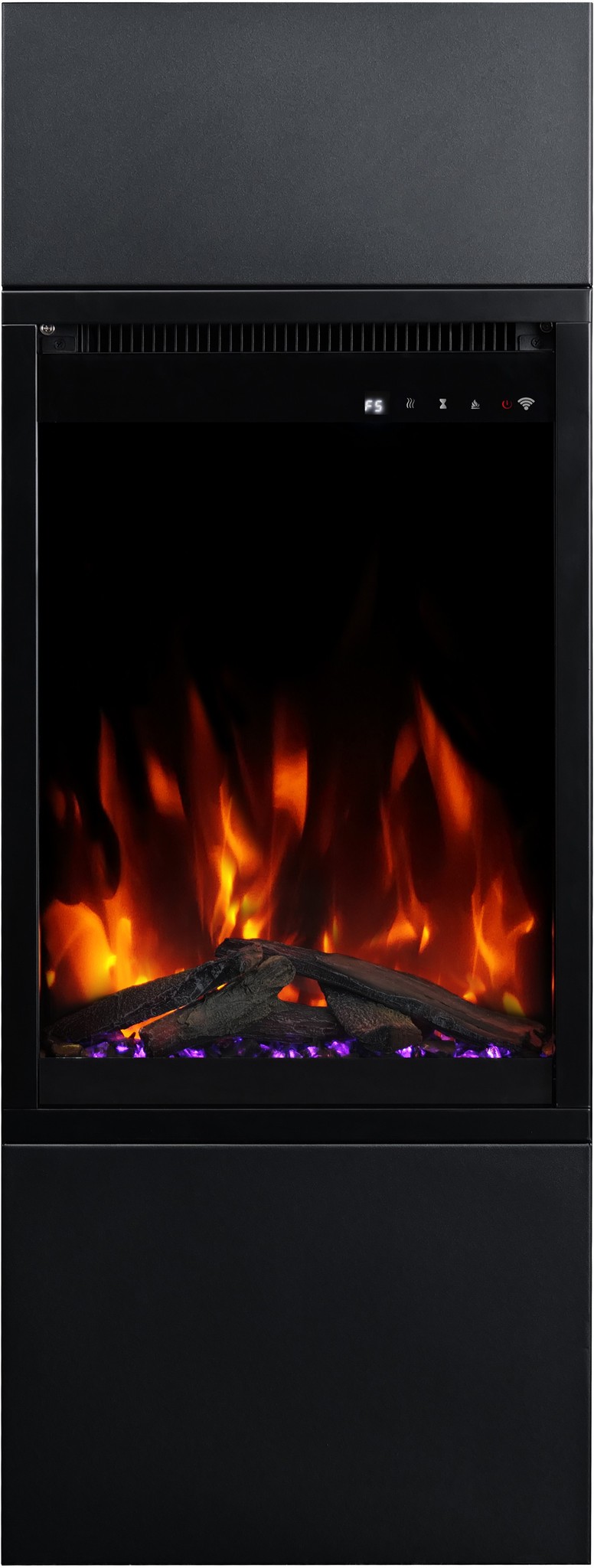 Aflamo Milos Black freistehender Ofen Bioethanol