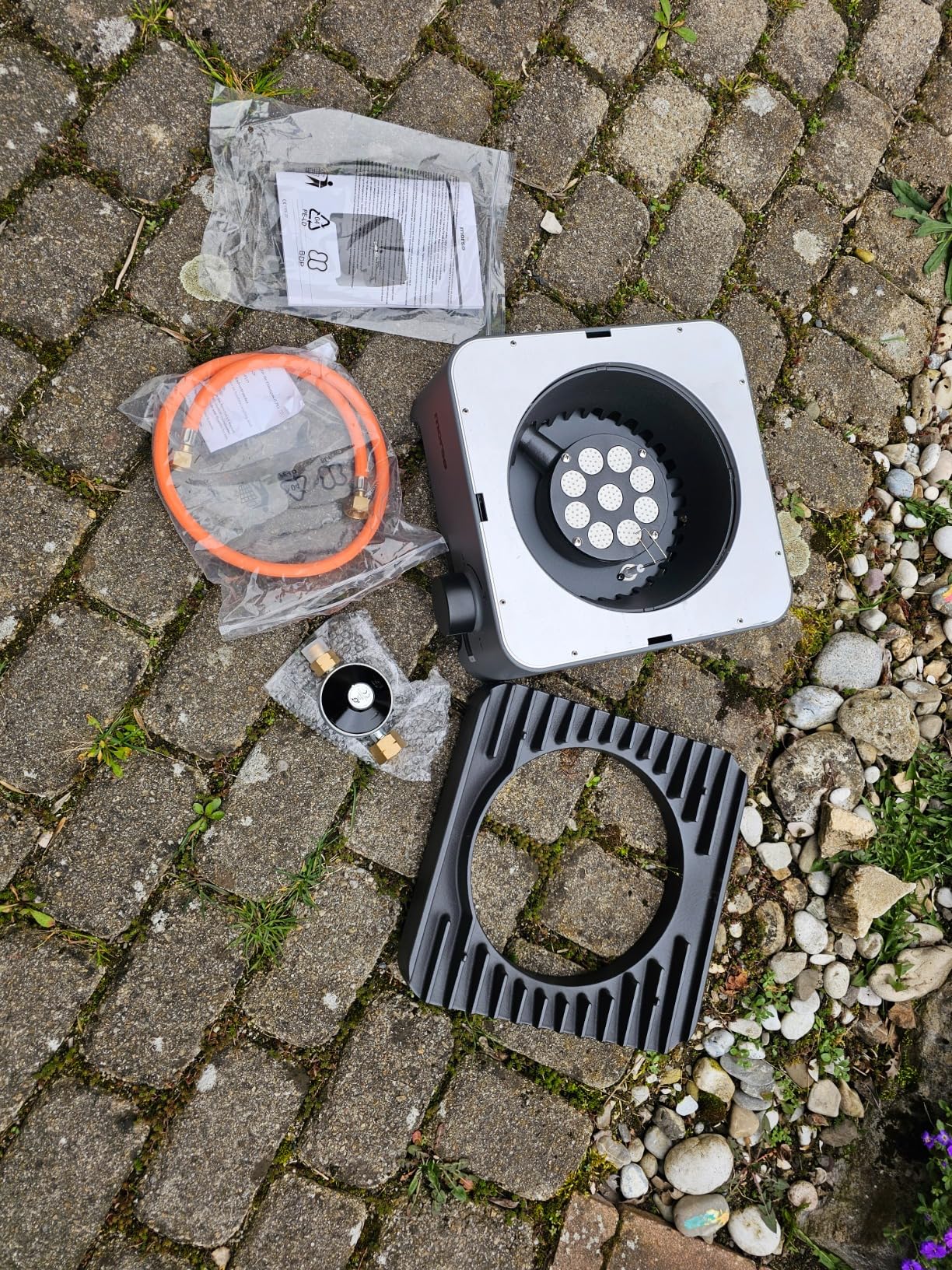 Morsø Vulcano Wok Burner Gas Anthrazit Stahl