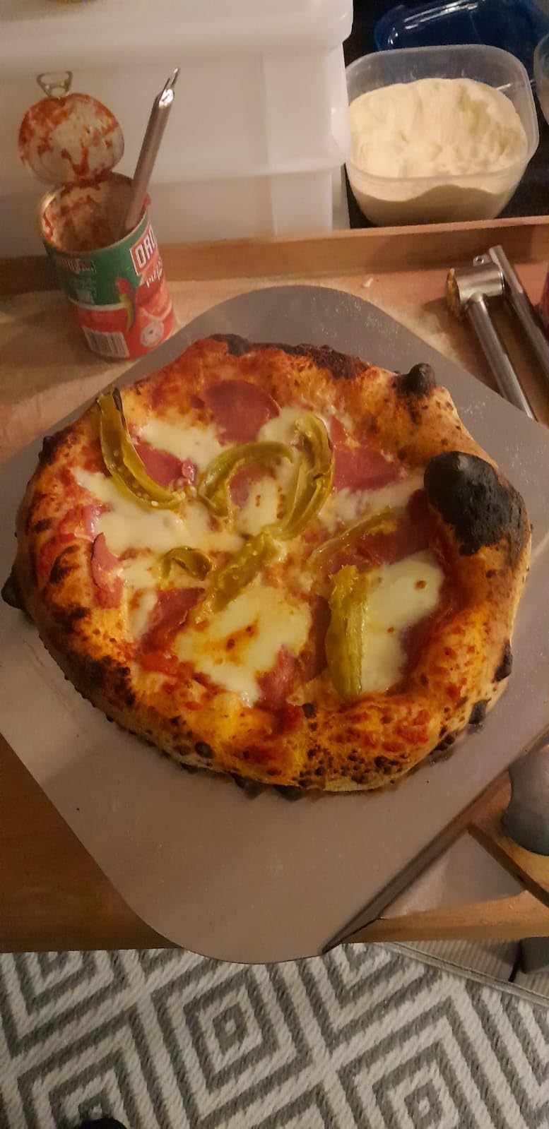 Morsø Forno Spin Pizzaofen Gas Anthrazit drehend