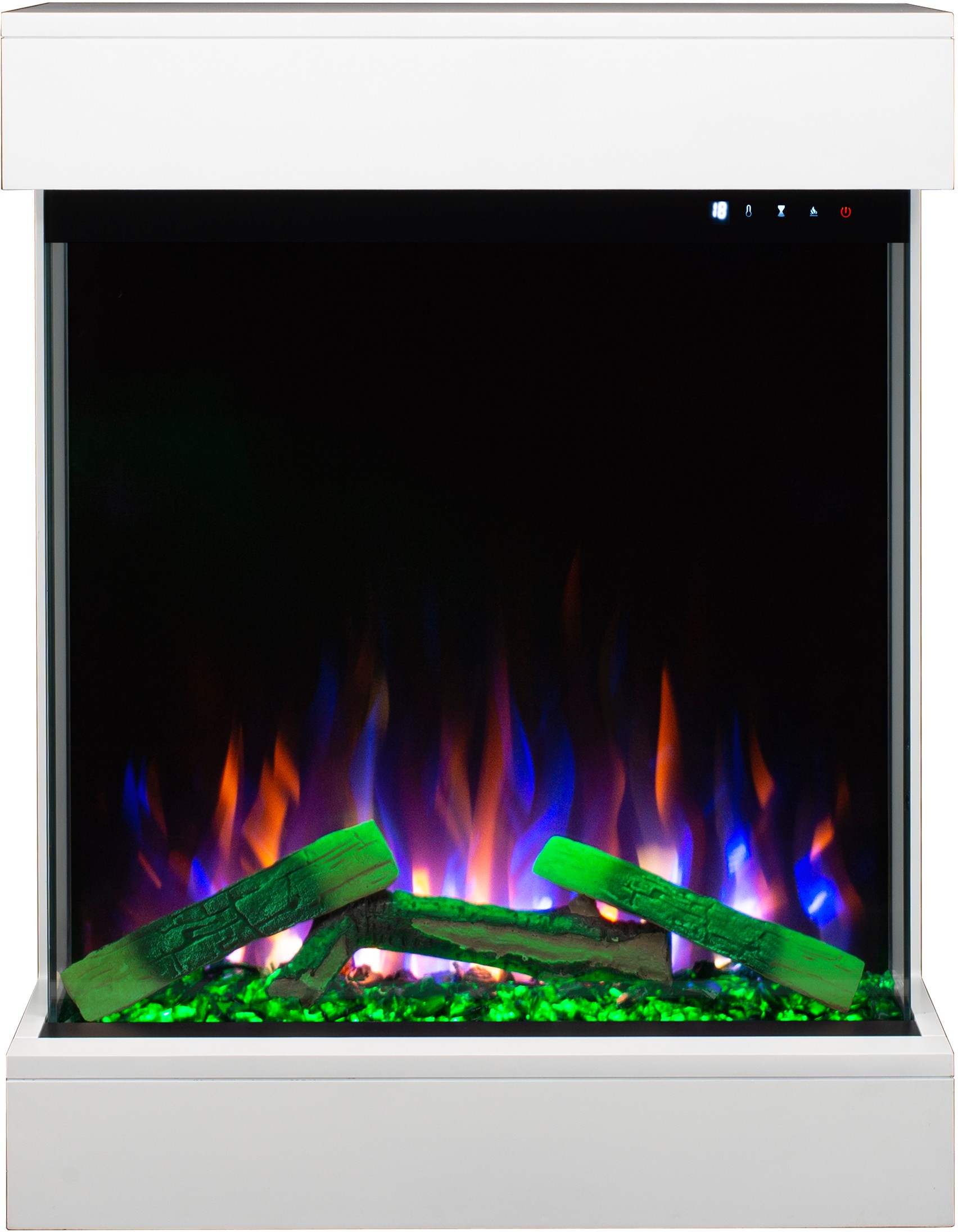 Aflamo Dame Weiss Bioethanol Wandkamin weiß