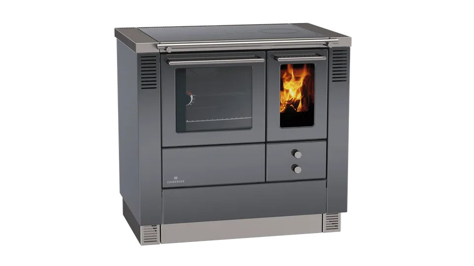 Lohberger Varioline LC 75B Edition Holzherd Sichtfenster