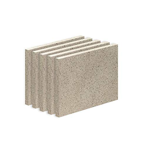 H&M Germany Vermiculite Platte Schamott-Ersatz SF600 5er Pack