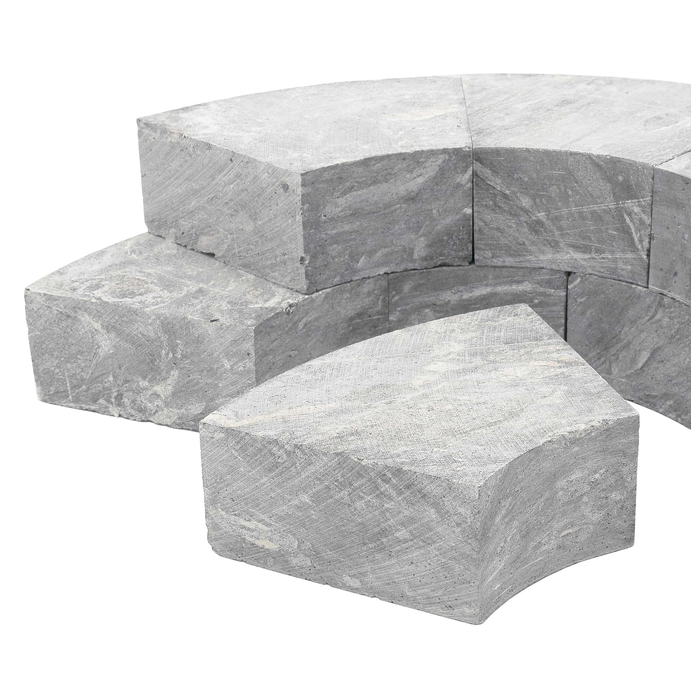 H&M Speckstein-Speicherring 8-teilig 5 cm Naturstein