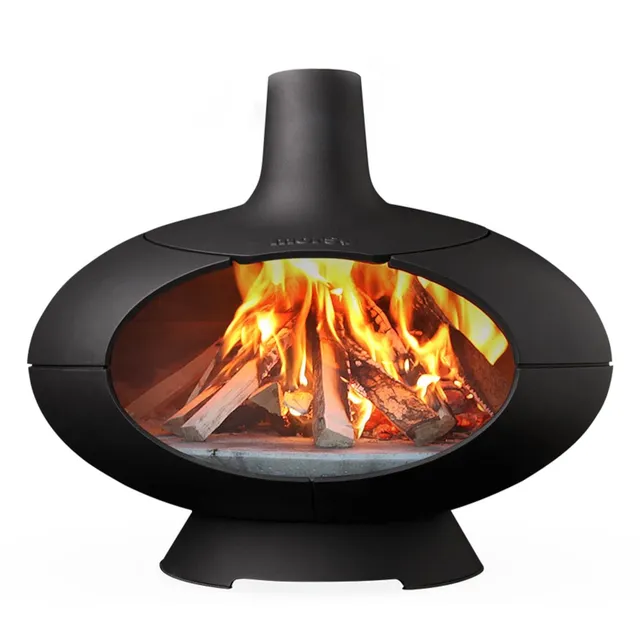 Morsø Forno Outdoor Ofen Pizzaofen Gusseisen Schwarz