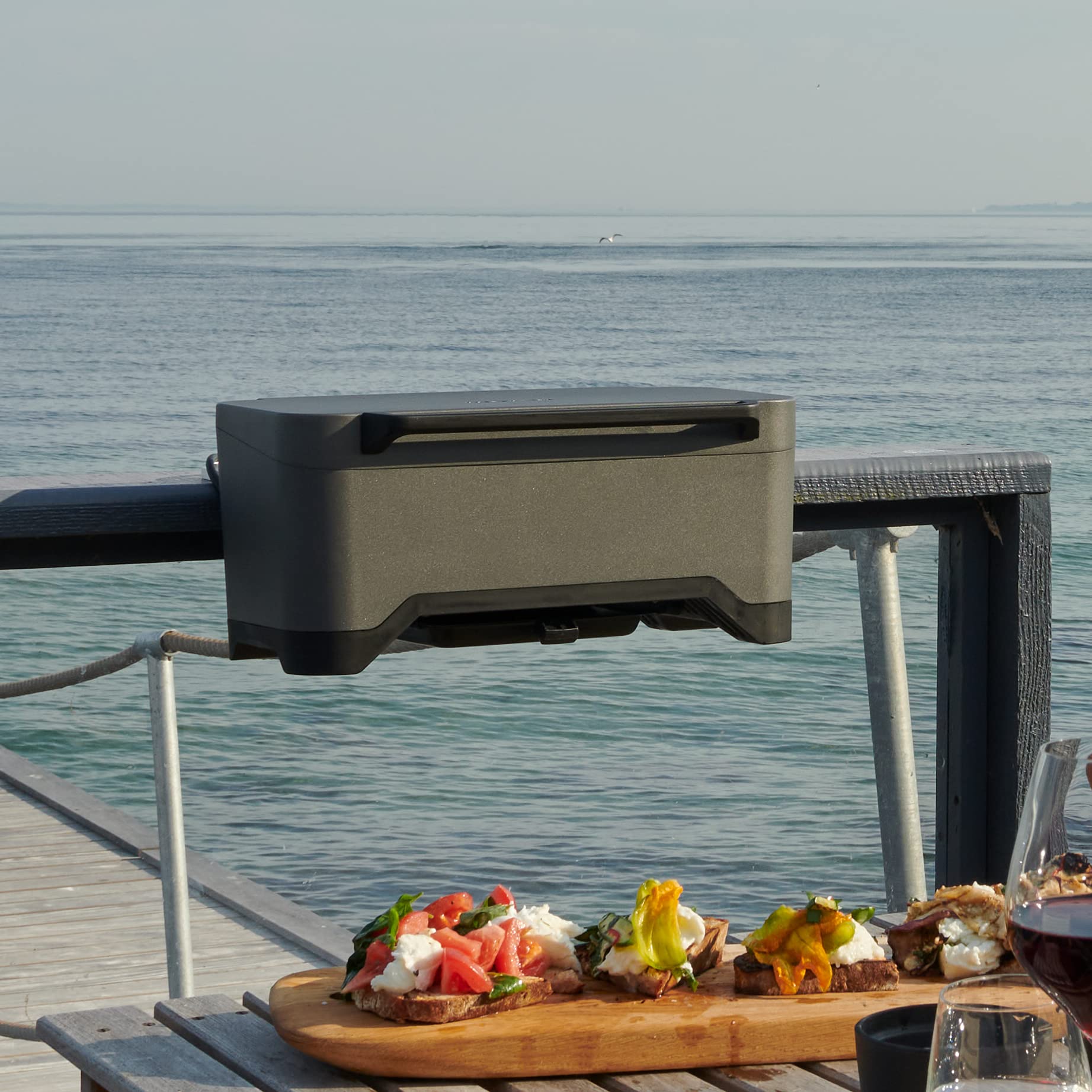 Morsø Balcone Montage-Set Grill-Halterung Schwarz rostfrei