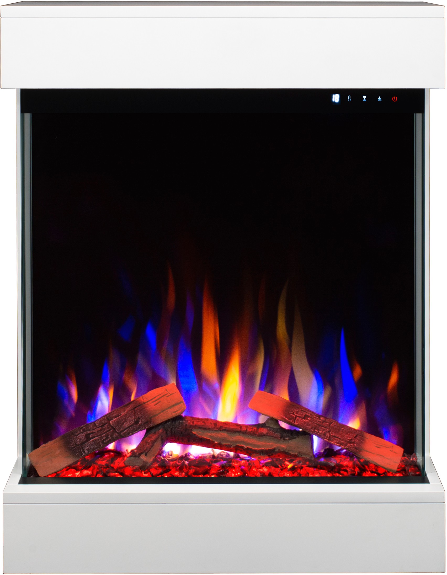 Aflamo Dame Weiss Bioethanol Wandkamin weiß