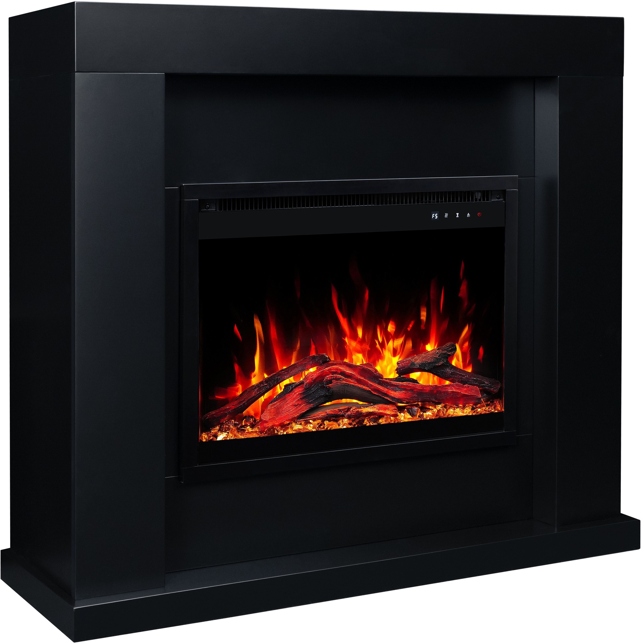 Aflamo Jolo Black Bioethanol Standkamin schwarz