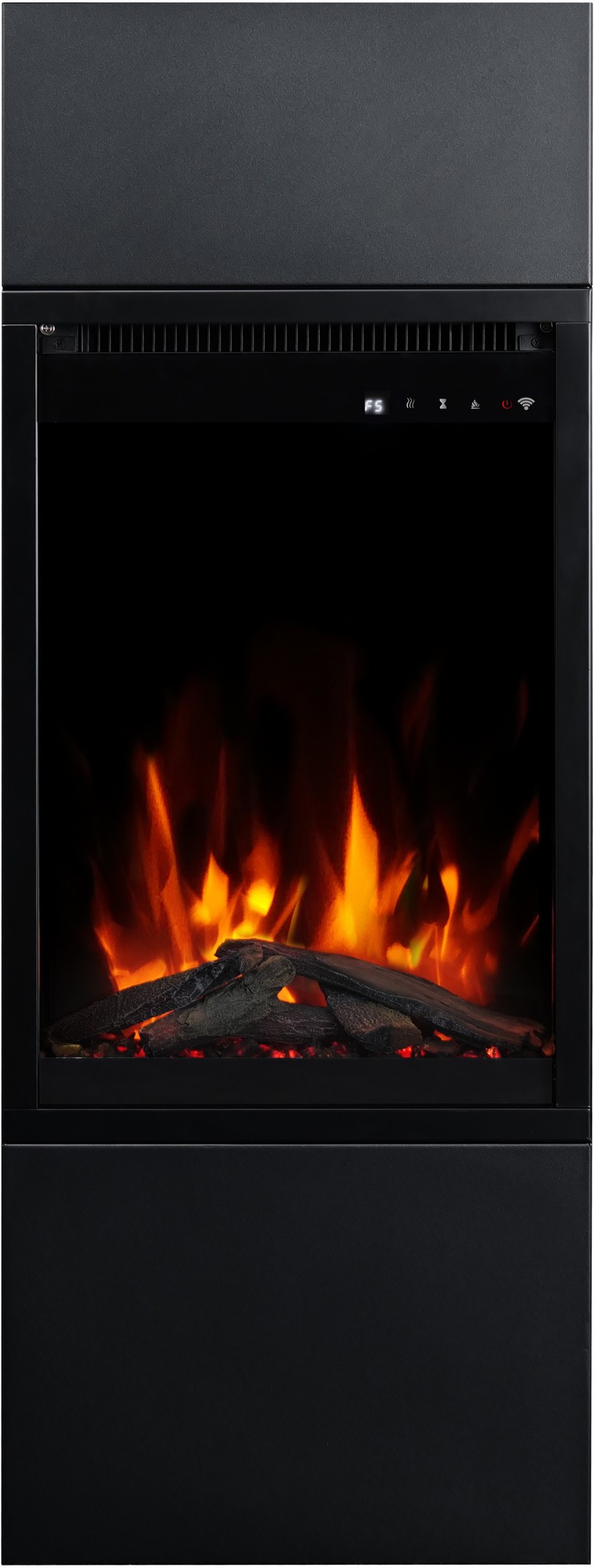Aflamo Milos Black freistehender Ofen Bioethanol