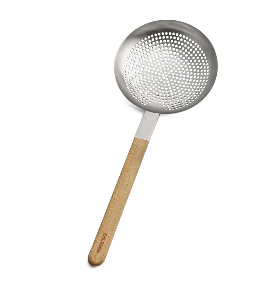 Morsø Vulcano Spider Wok Schaumlöffel 45 cm Edelstahl