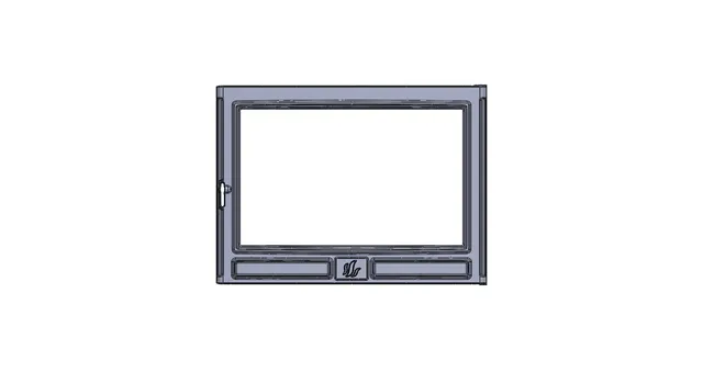 ACR Larchdale Gusseisen Ofentür Tür ohne Glas Ersatz