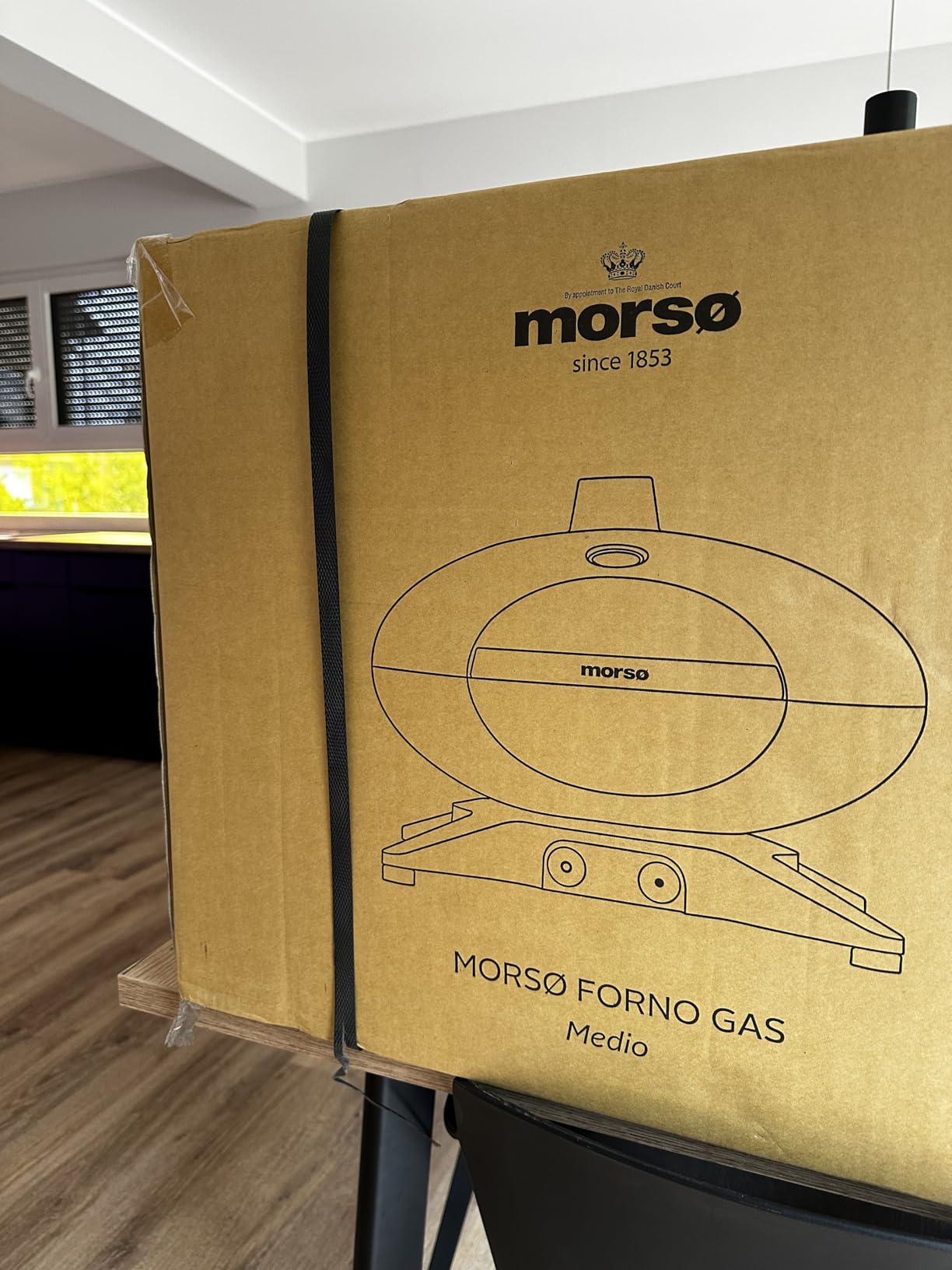 Morsø Forno Gas Grande Gasgrill Gusseisen Anthrazit-Grau