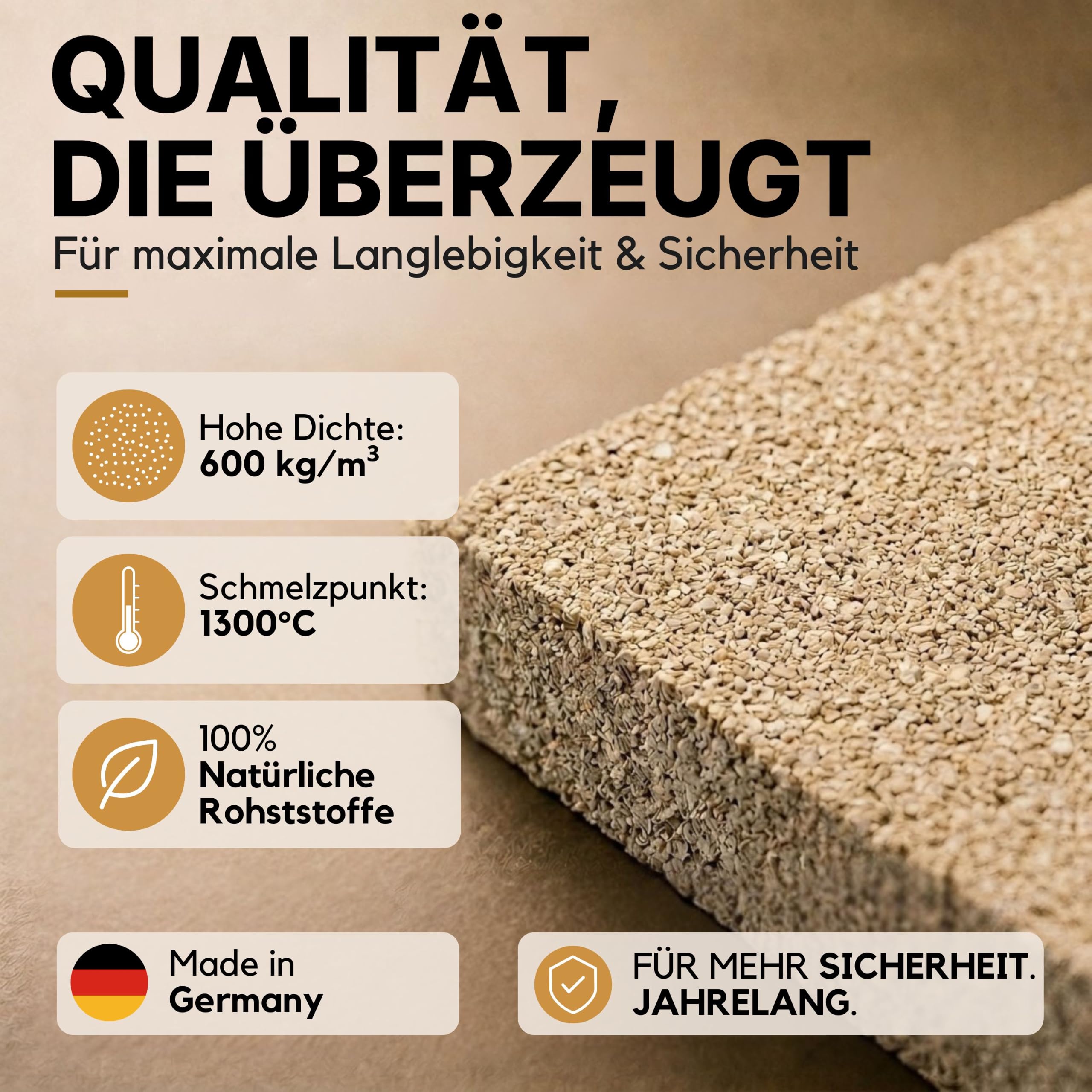 H&M Vermiculite Platte 30mm 500x300mm 2 Platten