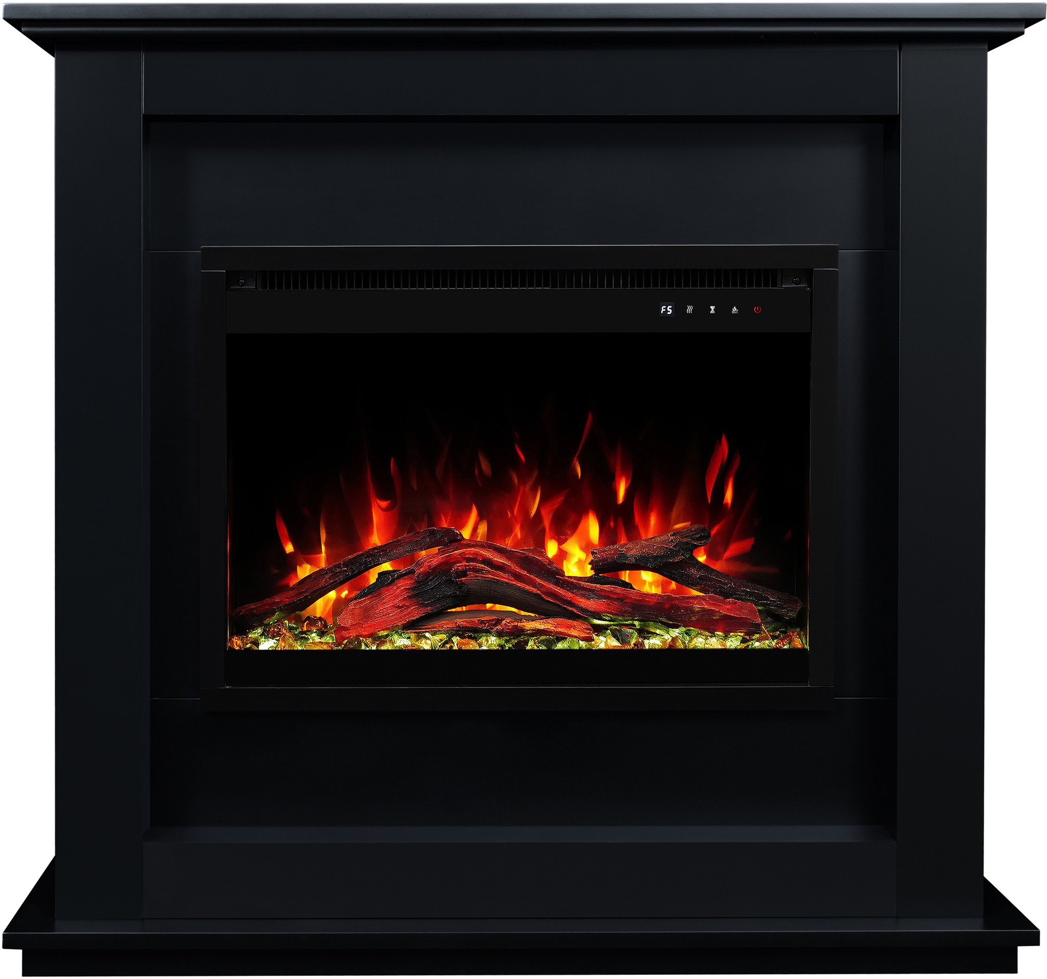 Aflamo Sund Black Bioethanol Standkamin schwarz