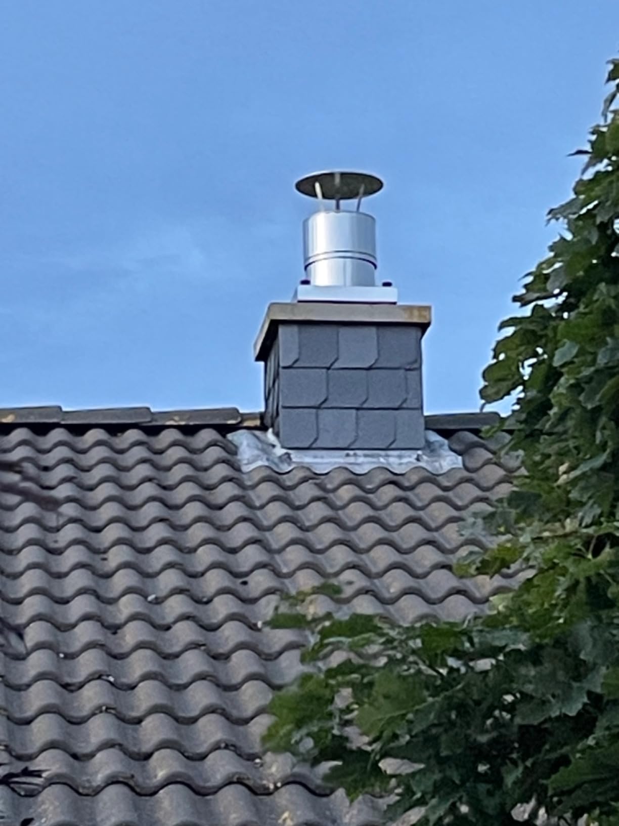 H&M Regenhaube 180mm Kaminhut Edelstahl