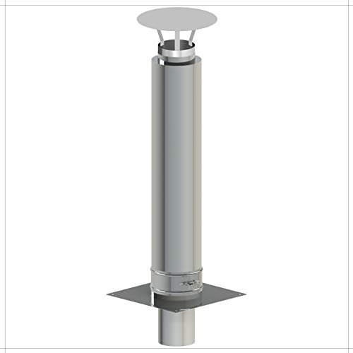 H&M Germany NewLine Schornsteinverlängerung 150mm 1m Edelstahl