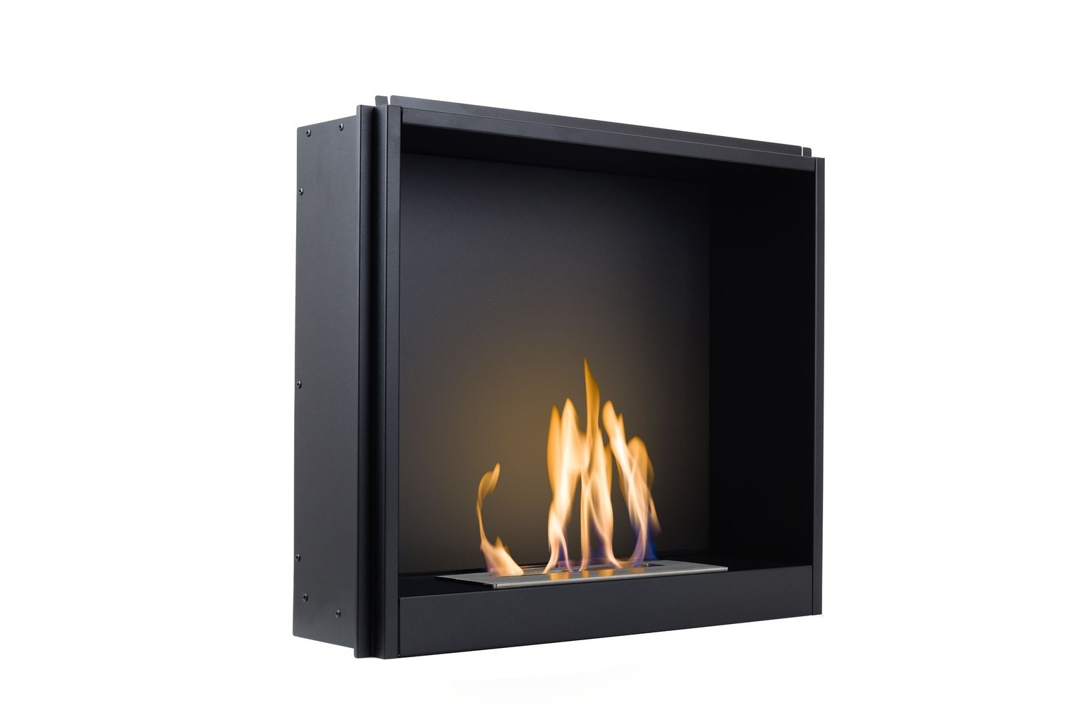 Aflamo Bioethanol Kamineinsatz Schwarz Matt TÜV-Brenner