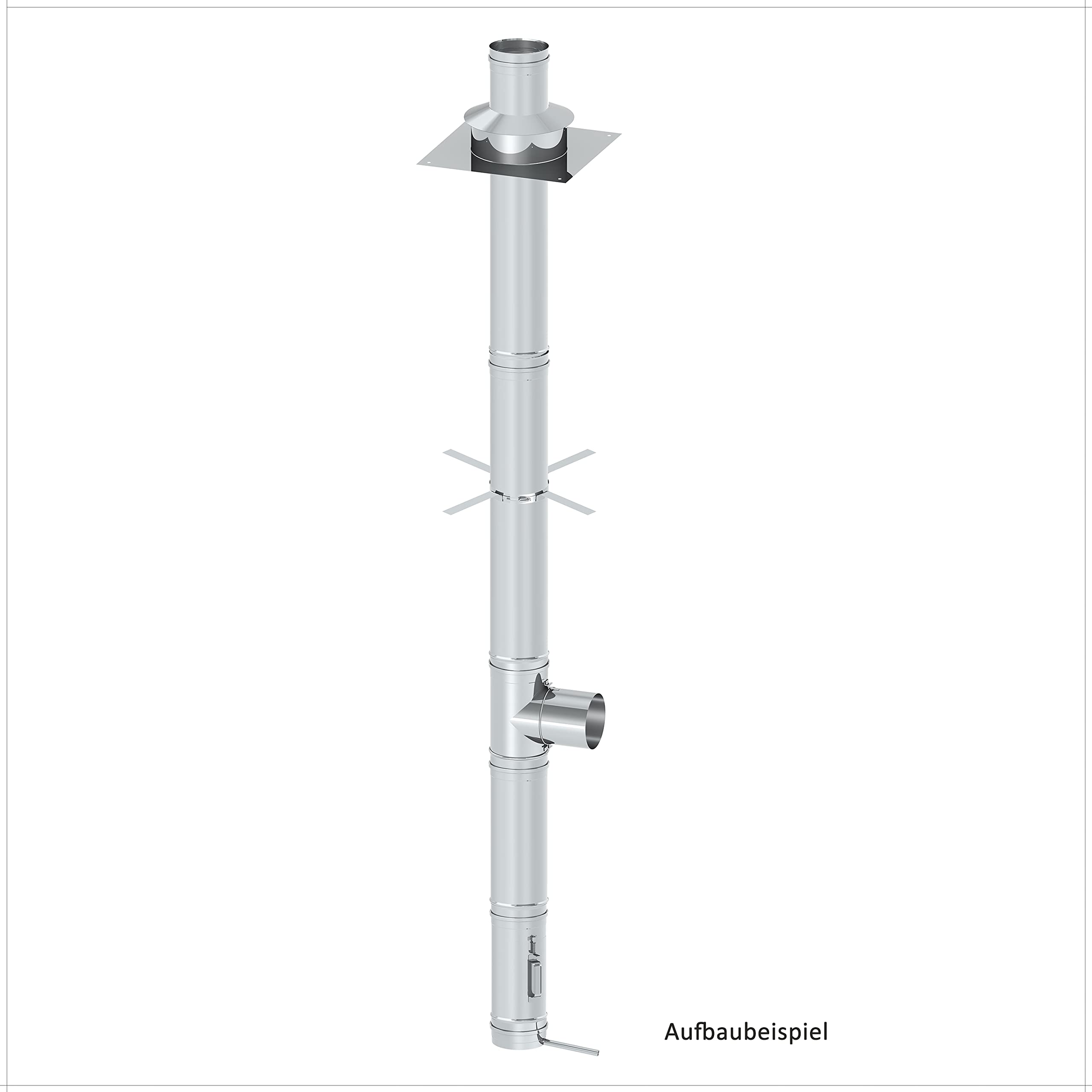 H&M EW FU Schornstein Sanierungsbausatz 7 m Ø130 mm einwandig
